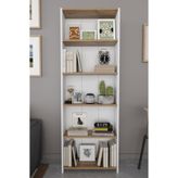 Modaks 5 Raflı Kitaplık - Meşe