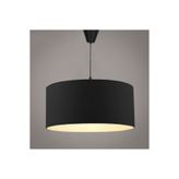 Modamonline Kumaş Avize Çap 30 Cm Tekli Siyah Abajur Sarkıt Av134
