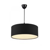 Modamonline Tekli Avize Kumaş Çap 30 Cm Retro Sarkıt Siyah Av132