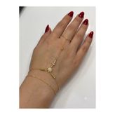 MODAMUGO Kadın Gold Taşlı Kuzey Yıldızı Şahmeran Bileklik