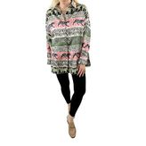 Modaonna Safari Saten Tunik Gömlek