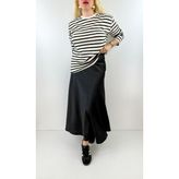 Modaonna Siyah Maxi Saten Etek - 5-Siyah