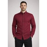 Modaplaza Erkek Oxford Regular Gömlek - Bordo
