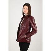 Modarz Kadın Deri Mont 1121MDRZ - Bordo - S