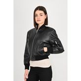 Modarz Kadın Deri Mont 8040ZR - 01-Siyah