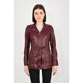 Modarz Kadın Deri Mont 920UZN - Bordo - L