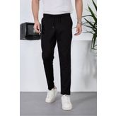 ModaTEKS diagonel kemerli kumas pantolon