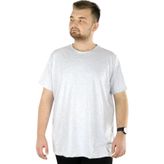 Mode XL 20031 Gri Melanj Erkek Basic T-Shirt