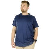Mode XL 20031 İndigo Bisiklet Yaka Basic Erkek T-shirt