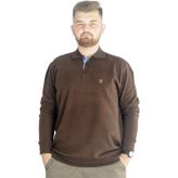 Mode XL 20440 Kahverengi Erkek Sweatshirt