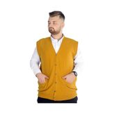 Mode XL 20545 Selanik Hardal Erkek Yelek