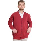 Mode XL 20551 Bordo Erkek Hırka