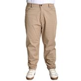 Mode XL 20902 Milano Classic Bej Keten Erkek Pantolon