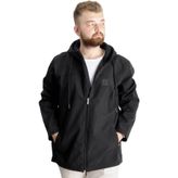 Mode XL 21235 Erkek Softshell Parcalı Kapsonlu Siyah Mont