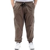 Mode XL 21911 Valencia Toprak Keten Kargo Erkek Jogger Pantolon