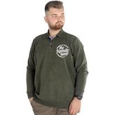 Mode XL 22441 Haki Erkek Sweatshirt