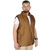 Mode XL 22601 Kahverengi Kapitone Erkek Yelek