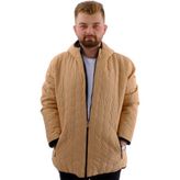 Mode XL U24608 Kapüşonlu Bej Erkek Mont