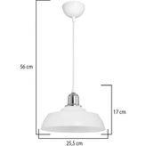 Modelight Arya Tekli Avize Opal/krom - Beyaz - Krom