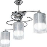 Modelight Işıl 3'lü Optik Şeffaf Camlı Avize