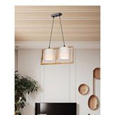 ModeLight Serenda 2li Avize Naturel / Krem