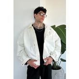 Moderk Oversize Bomber Erkek Deri Ceket