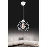 Modern Elegante Tekli Beyaz Salon Mutfak Oda Hol Avize (CAMSIZ)