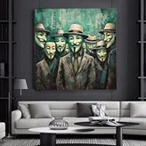Modern tablo V For Vendetta Kanvas Tablo – Trend Poster – Modern Duvar Dekoru