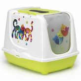 Moderna Moderna Trendy Yeşil 39,5x50x37,5 cm Kapalı Kedi Tuvaleti