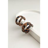 Modex Çoklu Görünümlü Leopar Halka Küpe (2cm)