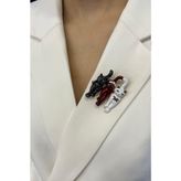 Modex Mineli Renkli Üçlü Kedi Broş (4cm)
