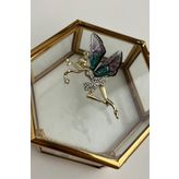 Modex Mor Kanatlı Balerin Broş (ÖLÇÜ:5CM)