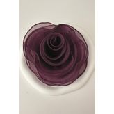 Modex Organize Tül İğneli Gül Broş (Ölçü:15 cm)