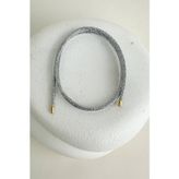 Modex Simli Mıknatıslı Dolamalı İp Bileklik Kolye Halhal (50cm)