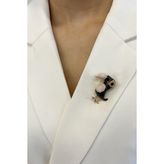 Modex Tukan Kuşu Broş (Ölçü:3,5 Cm) - Siyah