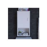 Modılayn Sıle 50 X 85 X 32,5 Cm Makine Ustu Asma Dolap, Cok Fonksiyonlu Banyo Dolabi