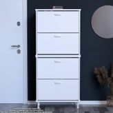 Modilayn Umay' 2 Li Antre Hol 72 X 160 X 25, 5 Cm’ Lik 4 Düşer Kapak 8 Göz Bölmeli Ayakkabılık