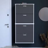 Modilayn Umay 2'Li Asma Antre Hol 72X156x25, 5 Cm’ Lik 4 Düşer Kapak 8 Göz Bölmeli Ayakkabılık