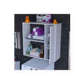 Modilayn Urla 90x85,5x31,5 cm Makine Üstü Dolap Çamaşır Makine Üstü Dolabı Asma Dolap
