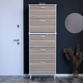 Modilayn Varbi Umay' 2 Li Antre Hol 72 X193x 25, 5 Cm’ Lik 5 Düşer Kapak 10 Göz Bölmeli Ayakkabılık