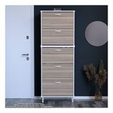 Modilayn Varbi Umay' 2 Li Antre Hol 72X205x 26 Cm’ Lik 5 Düşer Kapak 10 Göz Raflı Ayakkabılık