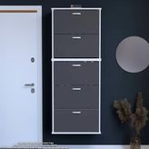 Modilayn Varbi Umay' 2 Li Asma Antre 72X193x26 Cm’ Lik 5 Düşer Kapak 10 Göz Bölme Ayakkabılık