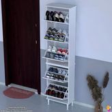 Modilayn Varbi Umay' 2 Li Kapı Önü 52X205x 26 Cm’ Lik 5 Düşer Kapak 10 Göz Bölme Ayakkabılık
