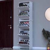 Modilayn Verve Antre 52X194x26 Cm’lik 5 Düşer Kapak 10 Göz Bölmeli Ayakkabılık