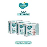 Moffy No:3 Midi 192 Adet Bebek Bezi