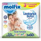 Molfix İzotonik 3x60 Adet Bebek Islak Mendili