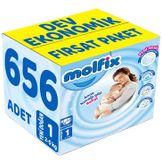 Molfix No:1 Yenidoğan 656 Adet Bebek Bezi