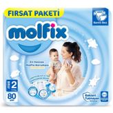 Molfix No:2 Mini 80 Adet Bebek Bezi