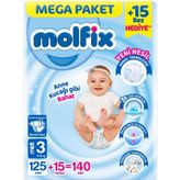 Molfix No:3 Midi 140 Adet Bebek Bezi