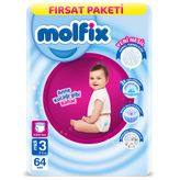 Molfix No:3 Midi 64 Adet Külot Bebek Bezi